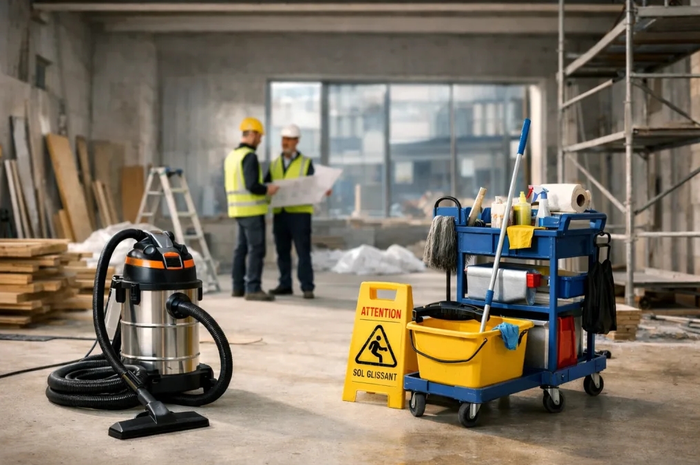 Nettoyage de fin de chantier